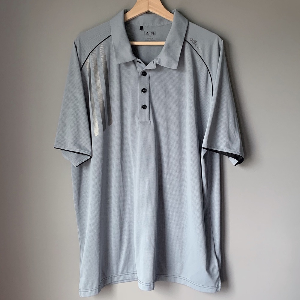 Adidas Adizero Golf Mens Polo Button Up Size XXL